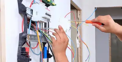 electrician services performing residential electrical panel wiring in Cincinnati, OH
