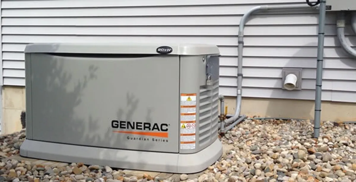 generator installation service featuring outdoor standby generator setup by licensed electricians in Cincinnati, OH