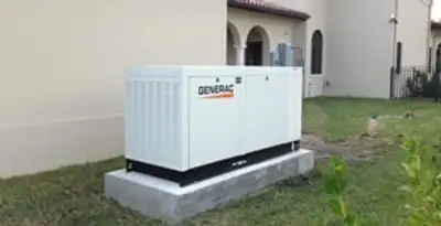 generator installation service showing standby generator professionally installed for residential power backup in Cincinnati, OH