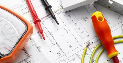 licensed electrician planning and testing electrical systems using professional tools in Cincinnati, OH