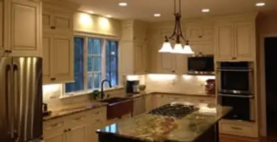 Recessed lighting installation enhancing interior lighting by professional electricians in Cincinnati, OH