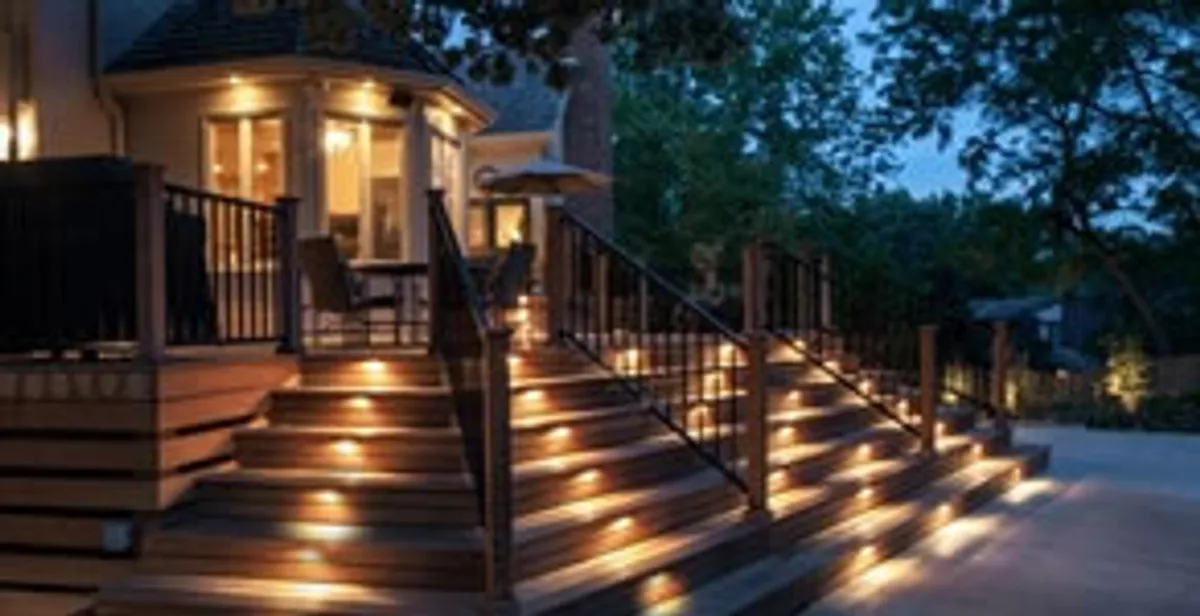 Residential electrician installing outdoor lighting for home safety in Cincinnati, OH