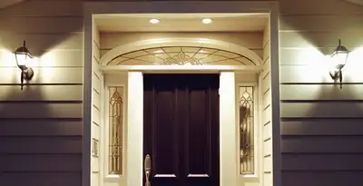 security light installation services with professionally installed entryway lighting in Cincinnati, OH