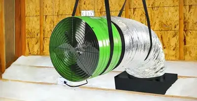 whole house fan installation services with professionally mounted ventilation fan system in Cincinnati, OH